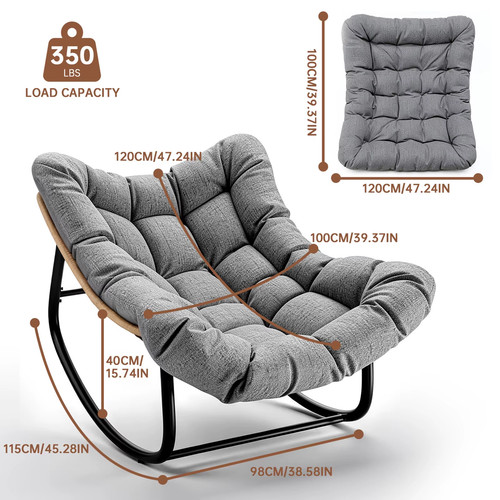 Egg shaped rocking - egg-shaped, chair