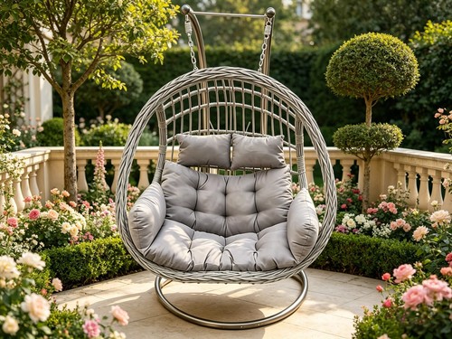 Hanging egg chair - hanging,