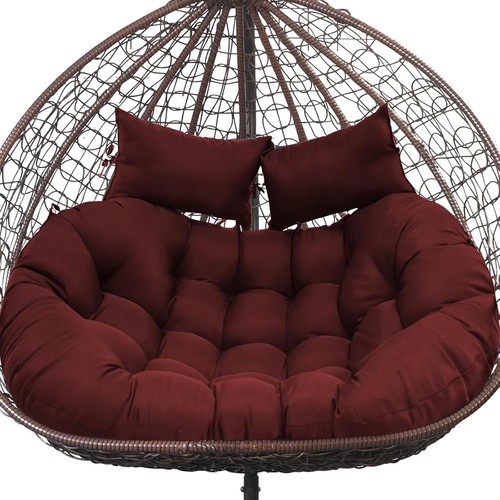 Double hanging egg chair - hanging,