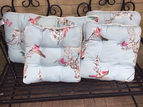 Five dunelm seat cushions - five,