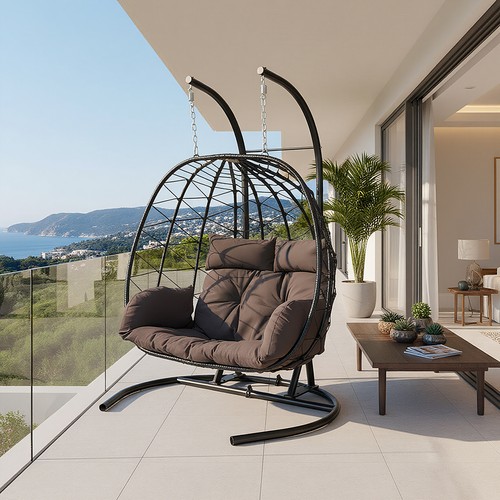 Hanging rattan egg - hanging, chair