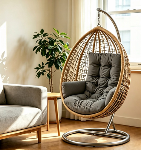 Hanging egg chair - hanging,