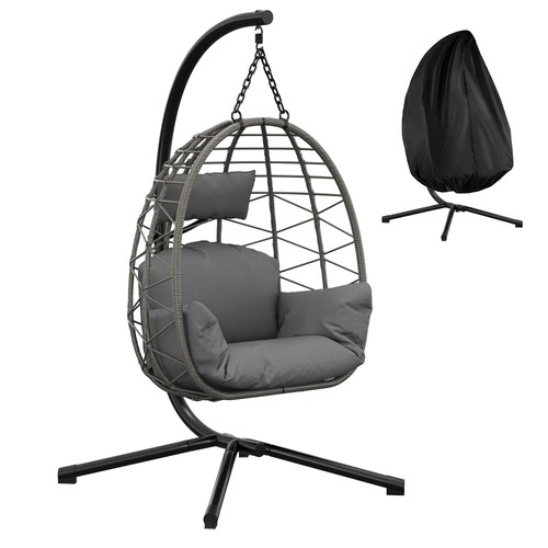 Rattan swing egg chair - egg, garden
